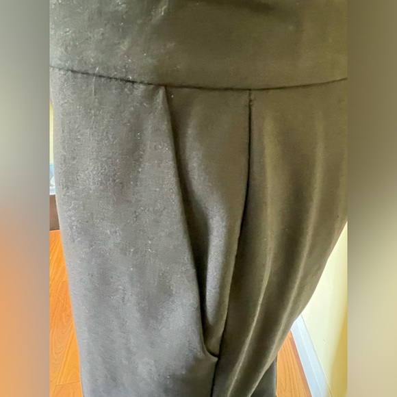 Ralph Lauren 96% fine wool black dress pants high waist straight legs US 10 - Picture 5 of 13